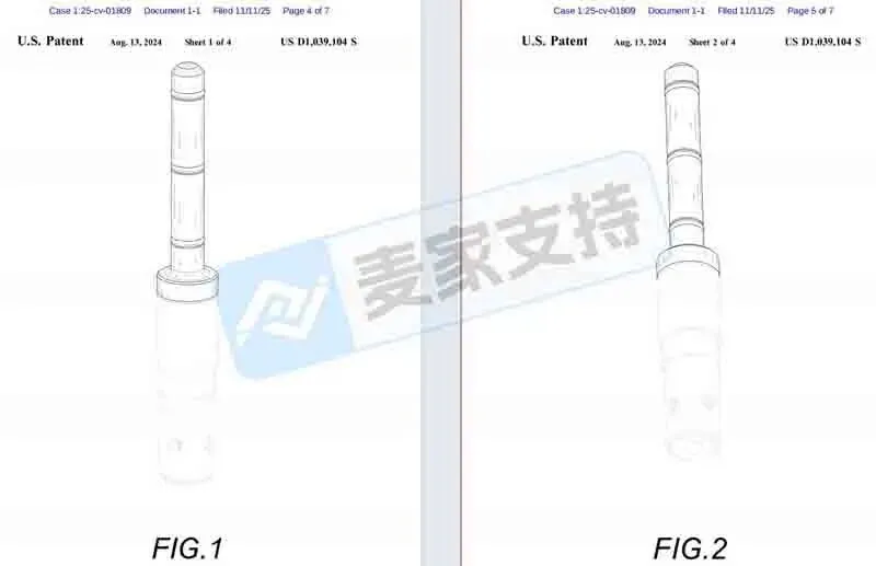 25-cv-01809,激光校准器美国专利已发起维权,跨境卖家注意避雷!