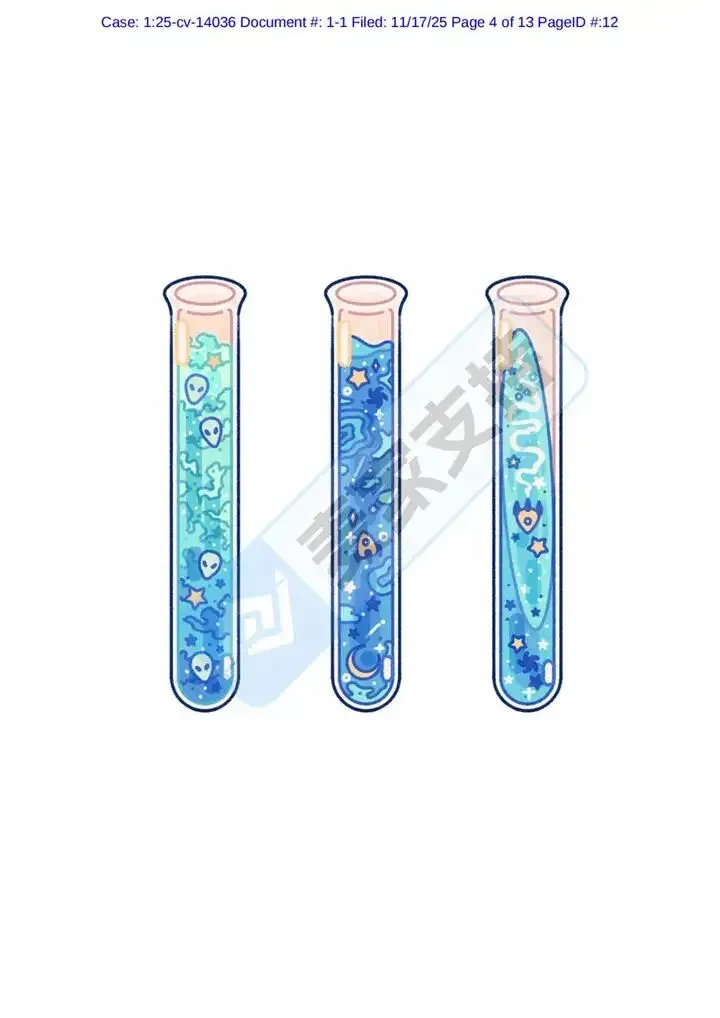 25-cv-14036,keith新案速递,卡通插画维权进行时,谨防TRO冻结风险