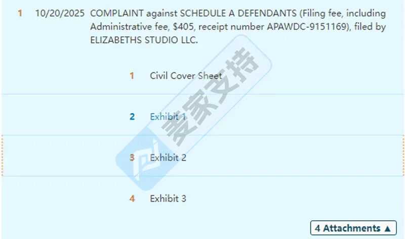 25-cv-01633,半年成功TRO冻结1172店的TRO黑马再回归，387店涉案将被冻结！