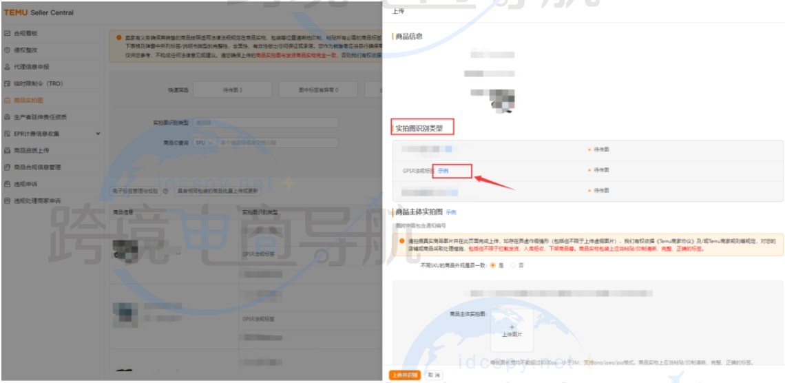 查询GPSR标签示例